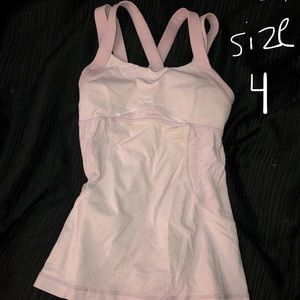 Lulu lemon pastel purple top